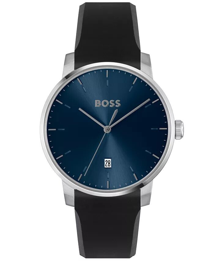 Мужские часы Dean Quartz Basic Calendar, черные силиконовые часы, 41 мм Hugo Boss, черный
Мужские часы Dean Quartz Basic Calendar, черные силиконовые часы, 41 мм Hugo Boss, черный