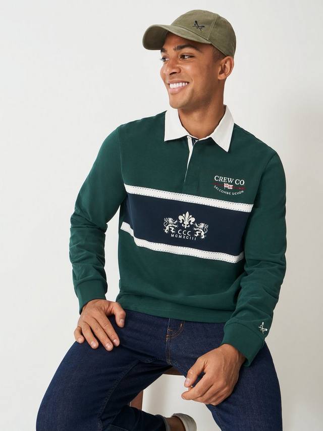 Рубашка поло с вышитой эмблемой Crew Clothing, Bottle Green/Multi
Рубашка поло с вышитой эмблемой Crew Clothing, Bottle Green/Multi