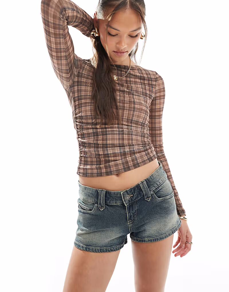 Короткие джинсовые шорты Low Cotton On, синий
Короткие джинсовые шорты Low Cotton On, синий