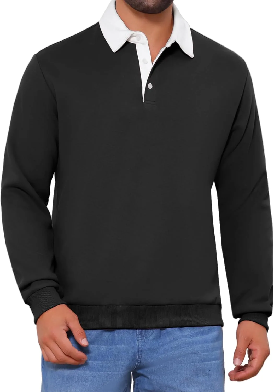 Мужской поло-свитшот с контрастным воротником и длинными рукавами TATT 21
Мужской поло-свитшот с контрастным воротником и длинными рукавами TATT 21