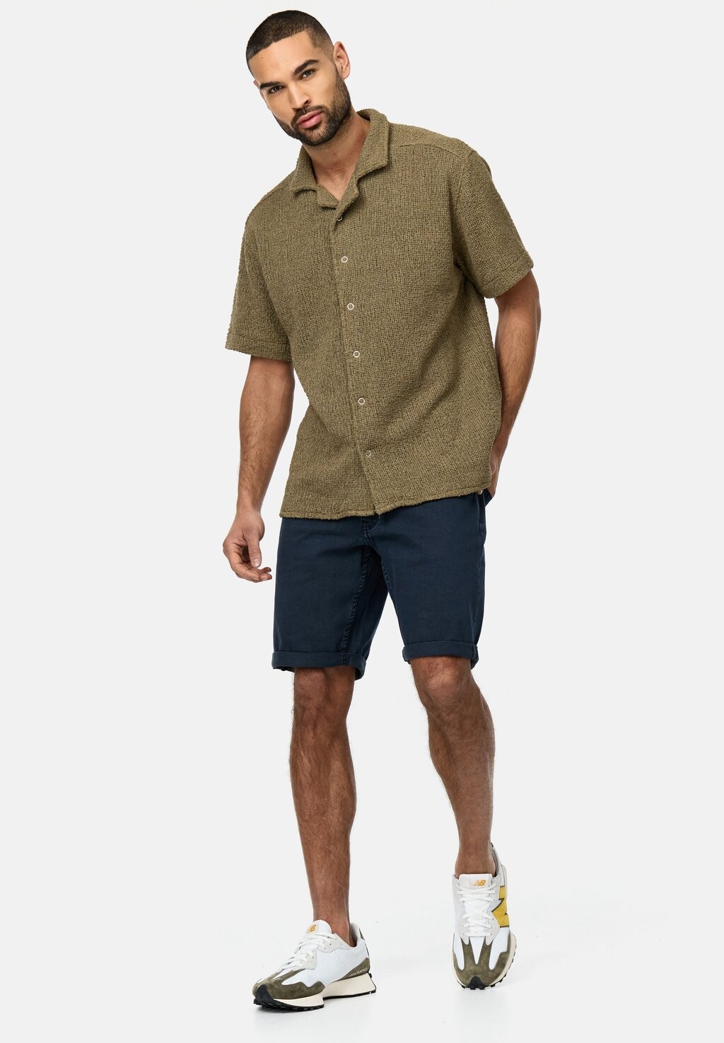 Рубашка INDICODE JEANS, хаки
Рубашка INDICODE JEANS, хаки