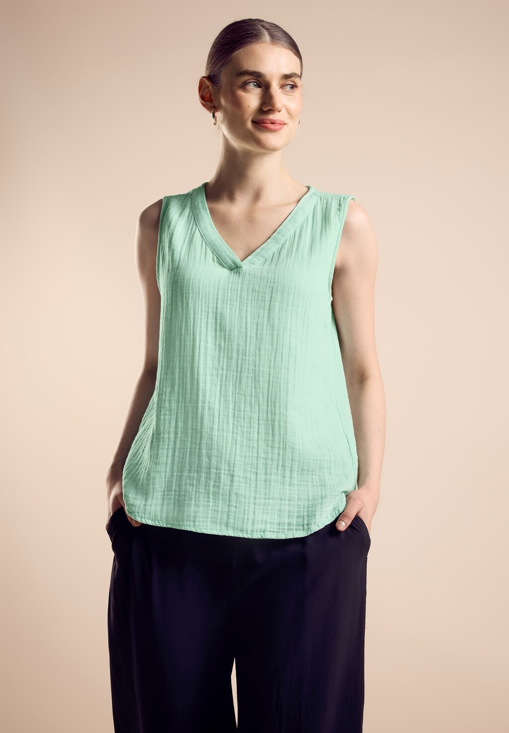 Блуза Street One, пестрый зеленый
Блуза Street One, пестрый зеленый