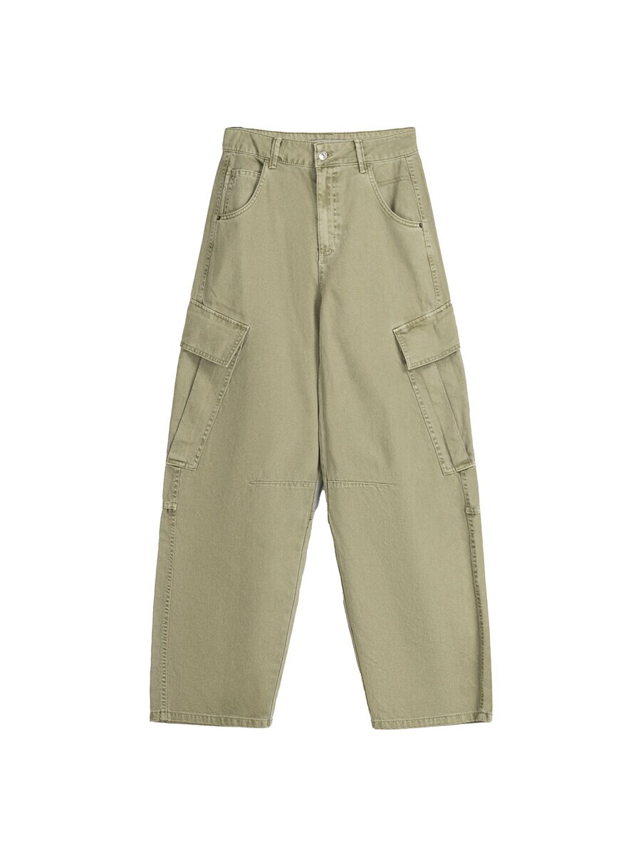 Джинсы Bershka Wide leg Cargo Jeans, хаки
Джинсы Bershka Wide leg Cargo Jeans, хаки