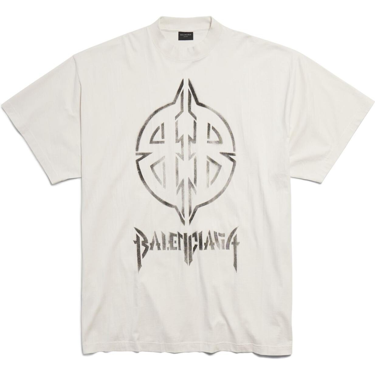 Футболка унисекс белая Balenciaga, белый 
Футболка унисекс белая Balenciaga, белый