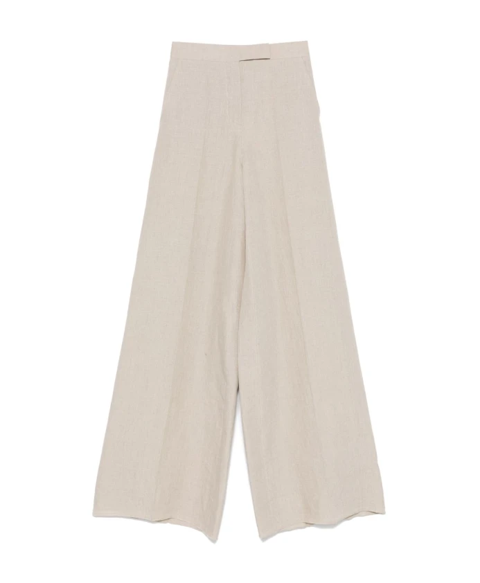 Бежевые брюки со скрытой застежкой Max Mara, бежевый
Бежевые брюки со скрытой застежкой Max Mara, бежевый