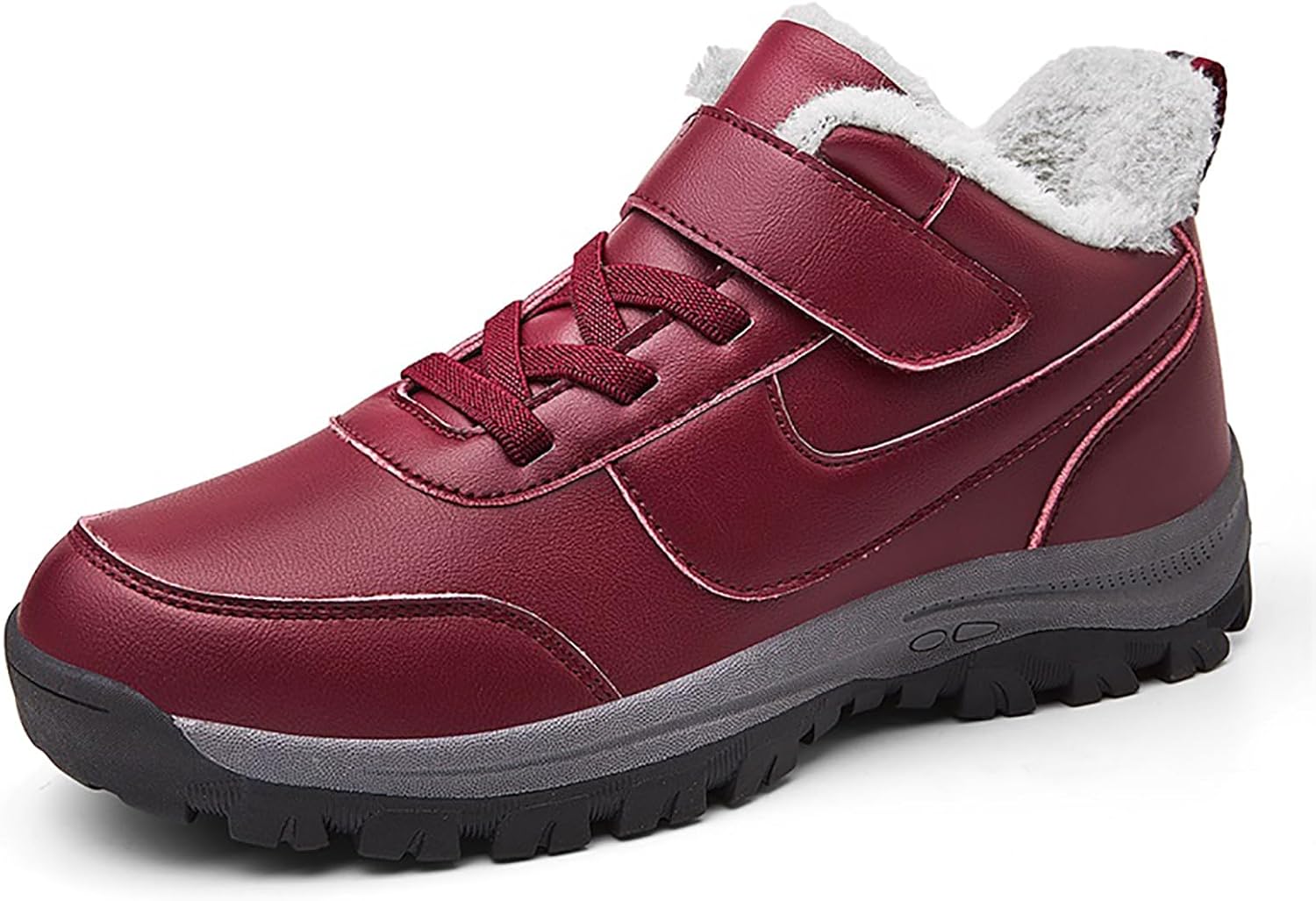 LOVEHEYNEW Женские и мужские зимние водонепроницаемые снежные ботинки с застежкой-липучкой, унисекс, красный
LOVEHEYNEW Женские и мужские зимние водонепроницаемые снежные ботинки с застежкой-липучкой, унисекс, красный