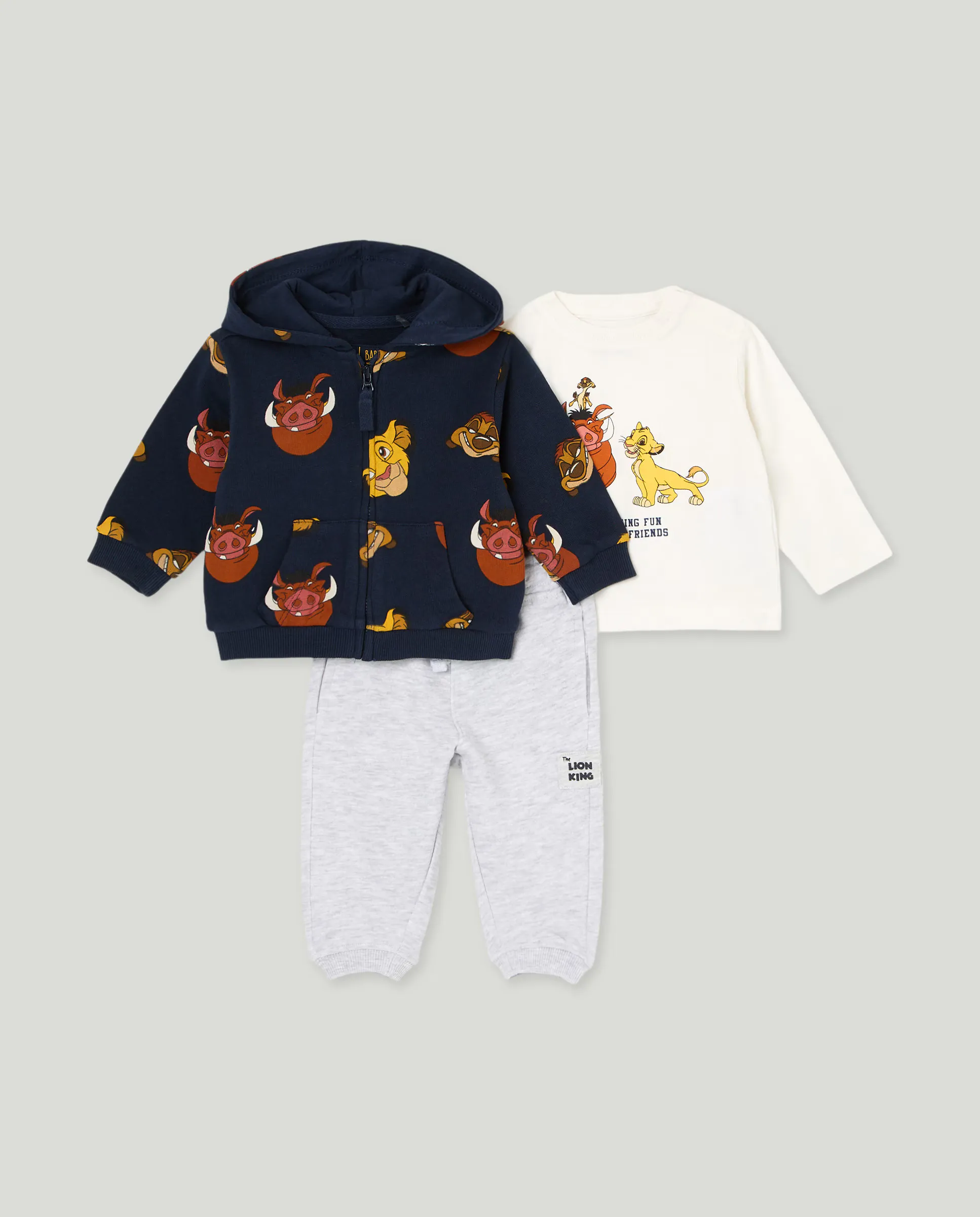 Комплект из 3 предметов длинный с лицензией Король Лев для малыша мальчика Baby El Corte Inglés, темно-синий
Комплект из 3 предметов длинный с лицензией Король Лев для малыша мальчика Baby El Corte Inglés, темно-синий