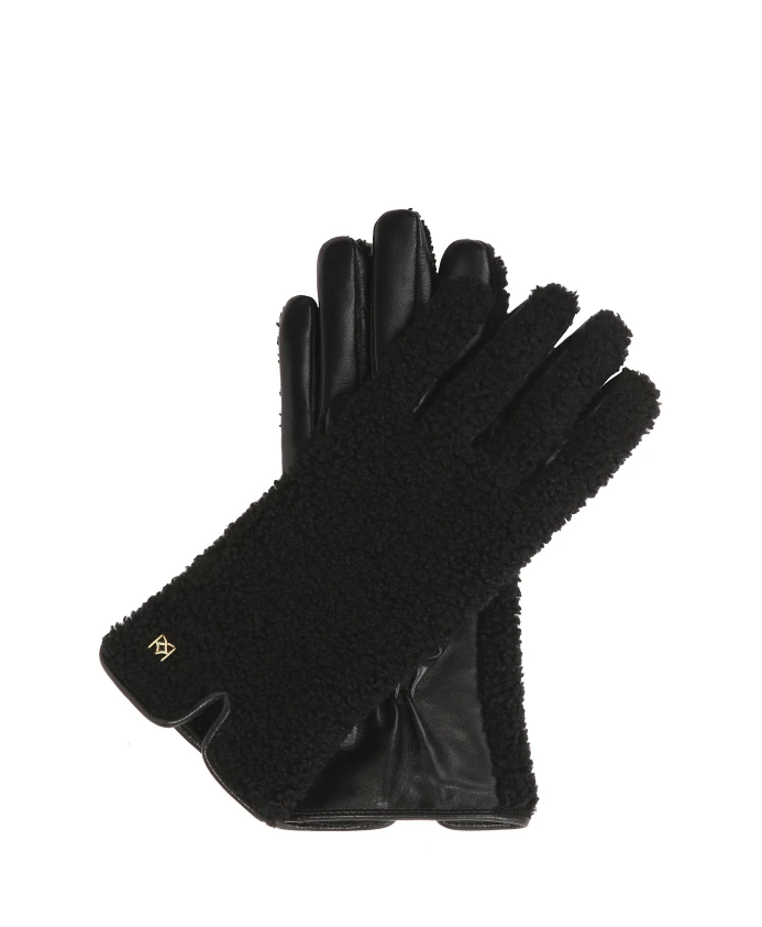 Перчатки из кожи и имитации овчины. Kazar, черный
Перчатки из кожи и имитации овчины. Kazar, черный