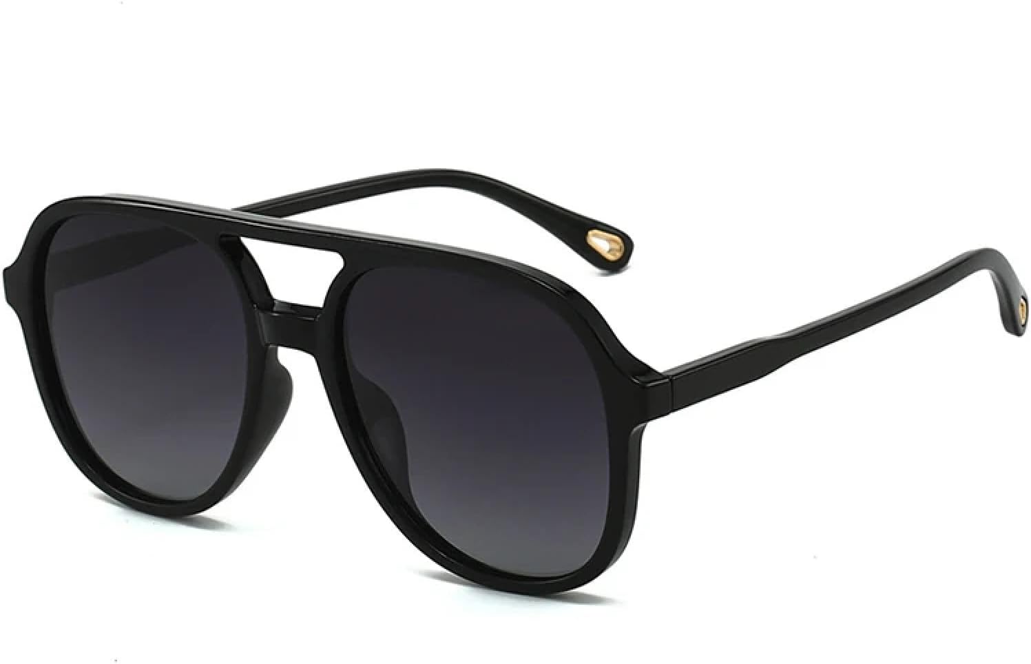Солнцезащитные очки для женщин и мужчин, ретро, с двойной перемычкой, классические, градиентные, с защитой от УФ-излучения UV400, модные, для вождения UATXTAU, Black Gray Gradient
Солнцезащитные очки для женщин и мужчин, ретро, с двойной перемычкой, классические, градиентные, с защитой от УФ-излучения UV400, модные, для вождения UATXTAU, Black Gray Gradient