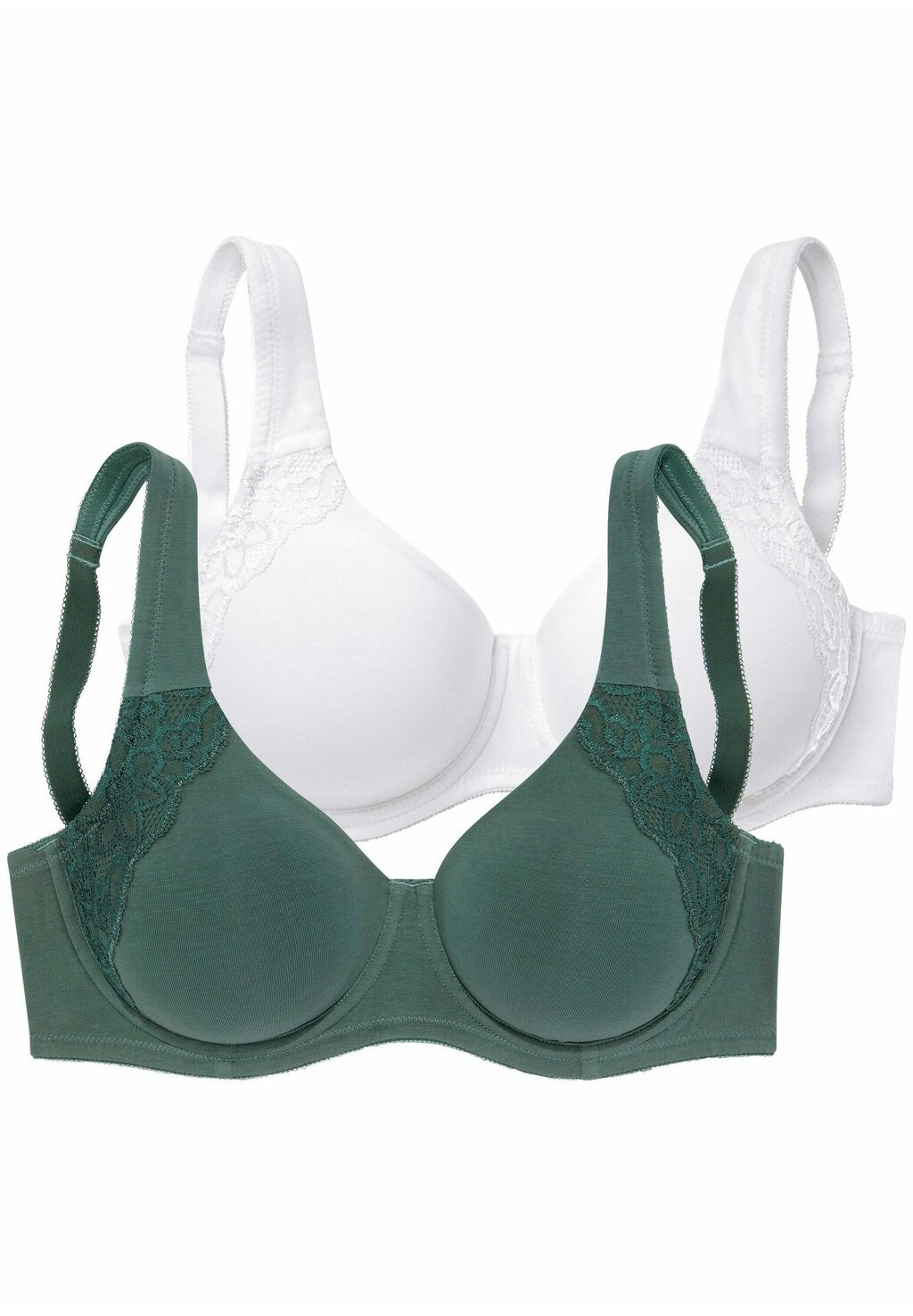 Бюстгальтер на косточках 2 PACK LASCANA, зеленый
Бюстгальтер на косточках 2 PACK LASCANA, зеленый