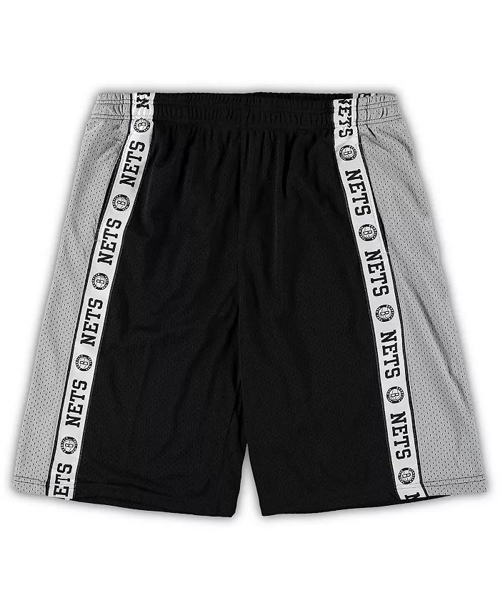 Мужские черные и серебристые шорты New Jersey Nets Big and Tall Tape Mesh Fanatics
Мужские черные и серебристые шорты New Jersey Nets Big and Tall Tape Mesh Fanatics