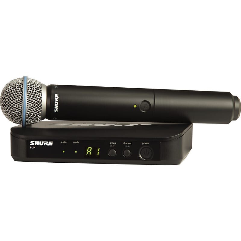 Микрофон Shure BLX24/B58 H11 Wireless Vocal System with Beta 58A (H11: 572 to 596 MHz)
Микрофон Shure BLX24/B58 H11 Wireless Vocal System with Beta 58A (H11: 572 to 596 MHz)