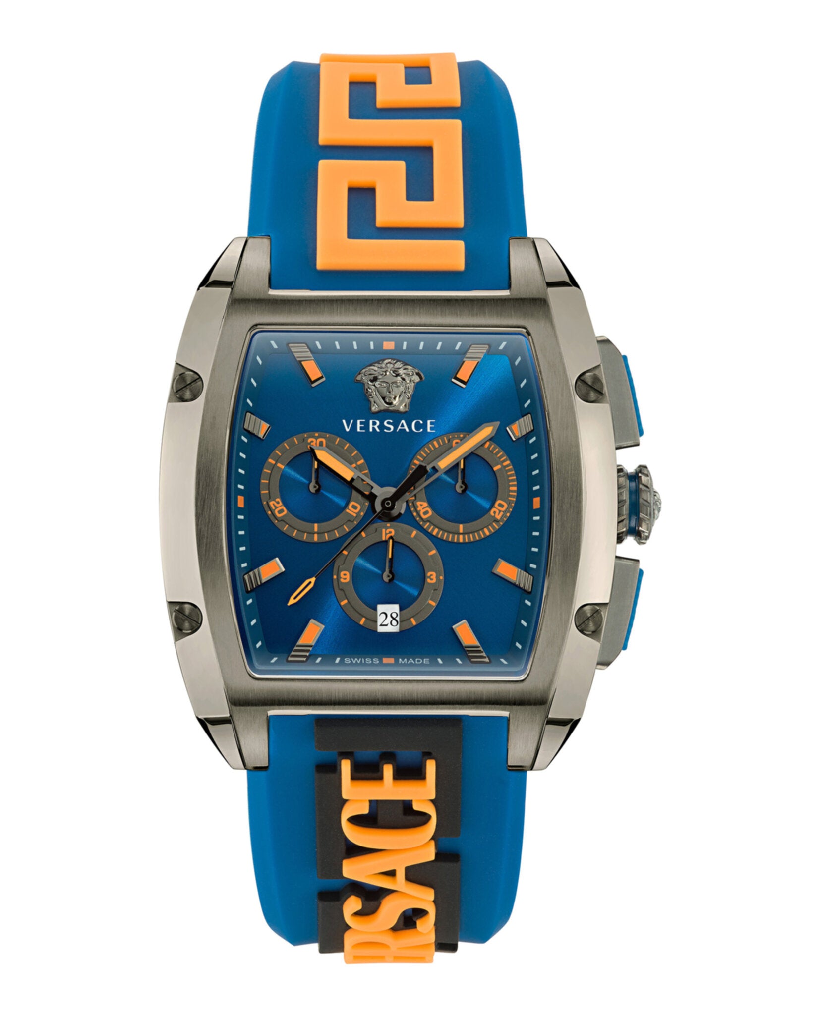 Часы Versace Dominus, цвет blue/ip gunmetal/blue
Часы Versace Dominus, цвет blue/ip gunmetal/blue