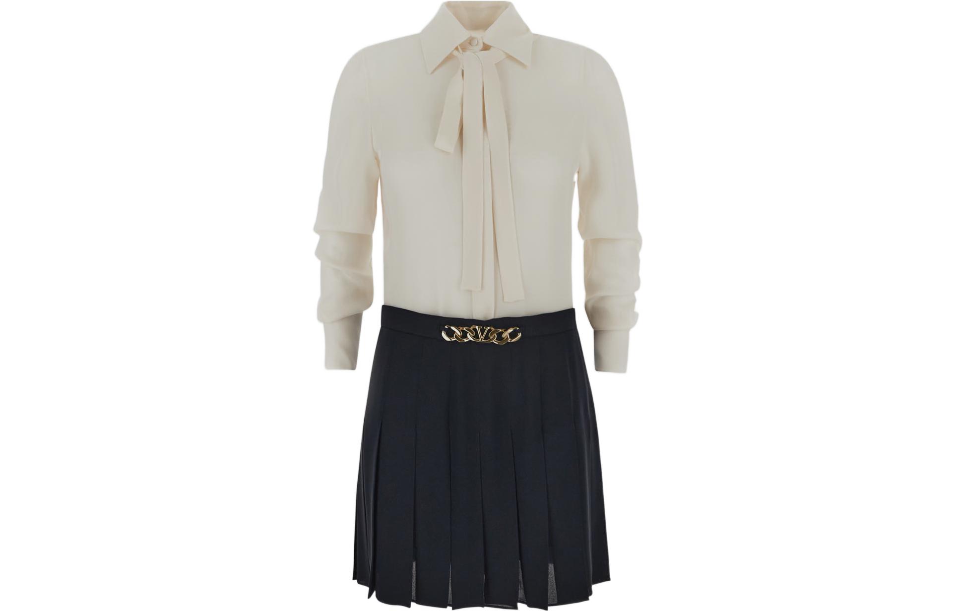 Valentino FW22 Платье с длинным рукавом женское черно-белое
Valentino FW22 Платье с длинным рукавом женское черно-белое