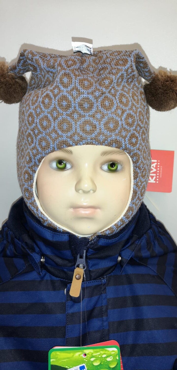 Балаклава детская Kivat с узором, синий / коричневый
Балаклава детская Kivat с узором, синий / коричневый