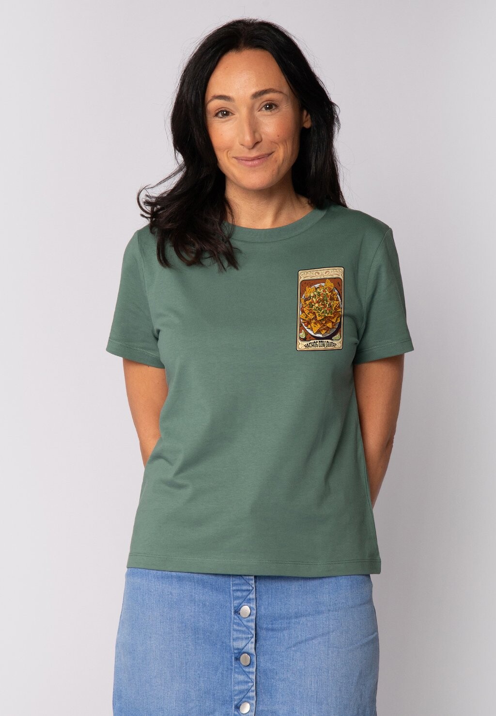 Футболка с принтом TAROT NACHOS watapparel, темно-зеленый
Футболка с принтом TAROT NACHOS watapparel, темно-зеленый