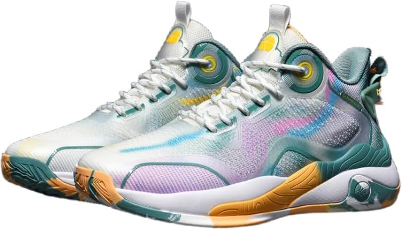 Мужские спортивные кроссовки больших размеров с сетчатой дышащей подошвой, амортизирующей, износостойкой и толстой подошвой, подходят для баскетбола, бега и занятий в спортзале Clolinde, зеленый
Мужские спортивные кроссовки больших размеров с сетчатой дышащей подошвой, амортизирующей, износостойкой и толстой подошвой, подходят для баскетбола, бега и занятий в спортзале Clolinde, зеленый