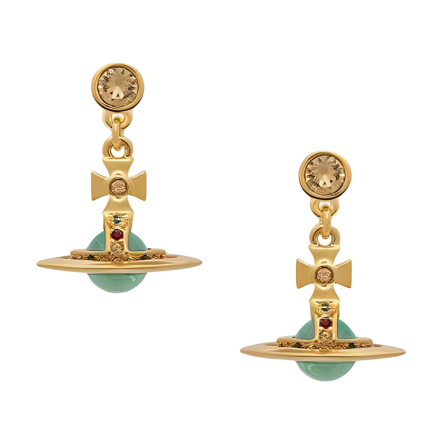 Vivienne Westwood Эмалевые латунные серьги унисекс gold
Vivienne Westwood Эмалевые латунные серьги унисекс gold