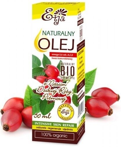 Органическое масло семян шиповника, 50 мл Etja
Органическое масло семян шиповника, 50 мл Etja