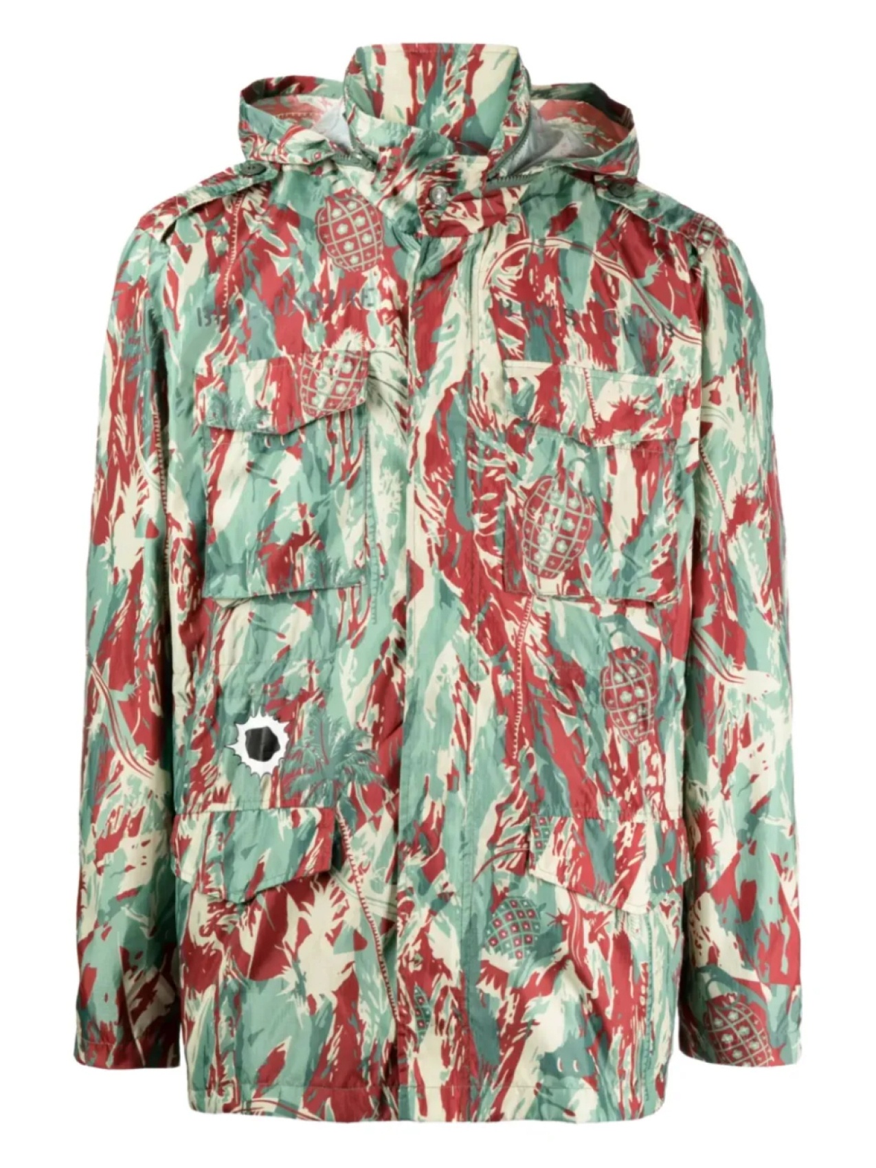 Куртка с капюшоном и камуфляжным принтом Billionaire Boys Club, зеленый
Куртка с капюшоном и камуфляжным принтом Billionaire Boys Club, зеленый