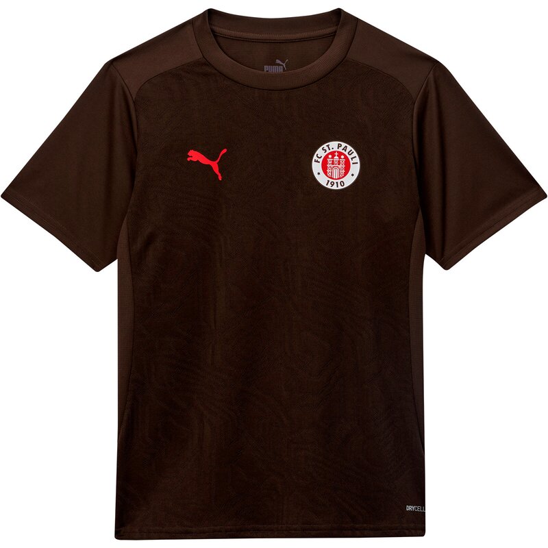 Футболка тренировочная джерси fcsp jr Puma, цвет dark chocolate-puma red
Футболка тренировочная джерси fcsp jr Puma, цвет dark chocolate-puma red