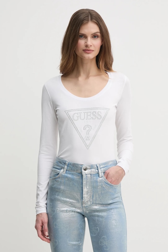Лонгслив Guess, белый
Лонгслив Guess, белый