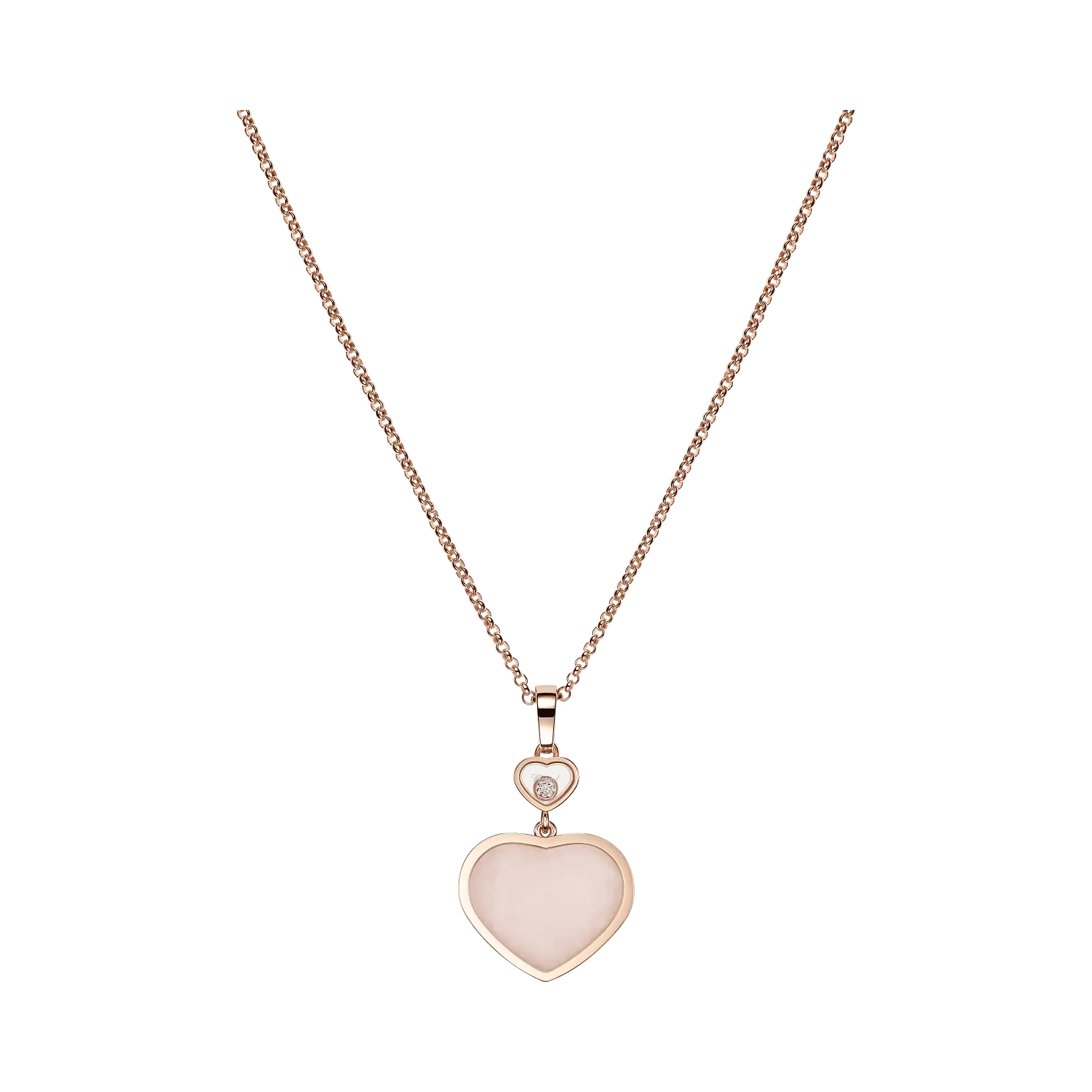 Кулон Chopard Happy Hearts - Подвеска, розовое золото, бриллиант, розовый опал
Кулон Chopard Happy Hearts - Подвеска, розовое золото, бриллиант, розовый опал