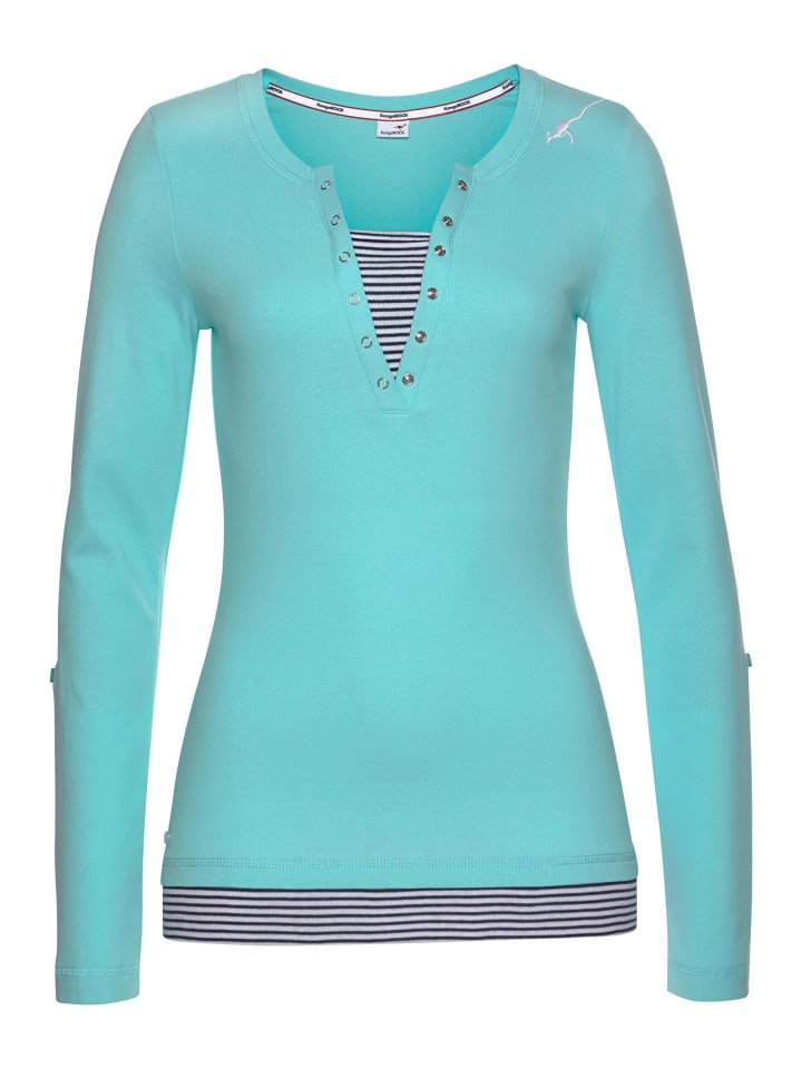 Kangaroos Футболка «2 в 1» в бирюзовом, черном и белом цветах, Черный, Kangaroos Футболка «2 в 1» в бирюзовом, черном и белом цветах
Kangaroos Футболка «2 в 1» в бирюзовом, черном и белом цветах, Черный, Kangaroos Футболка «2 в 1» в бирюзовом, черном и белом цветах