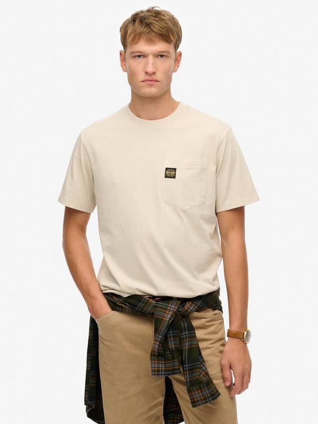 Футболка с карманами с контрастной строчкой Superdry, цвет Washed Silver Beige
Футболка с карманами с контрастной строчкой Superdry, цвет Washed Silver Beige