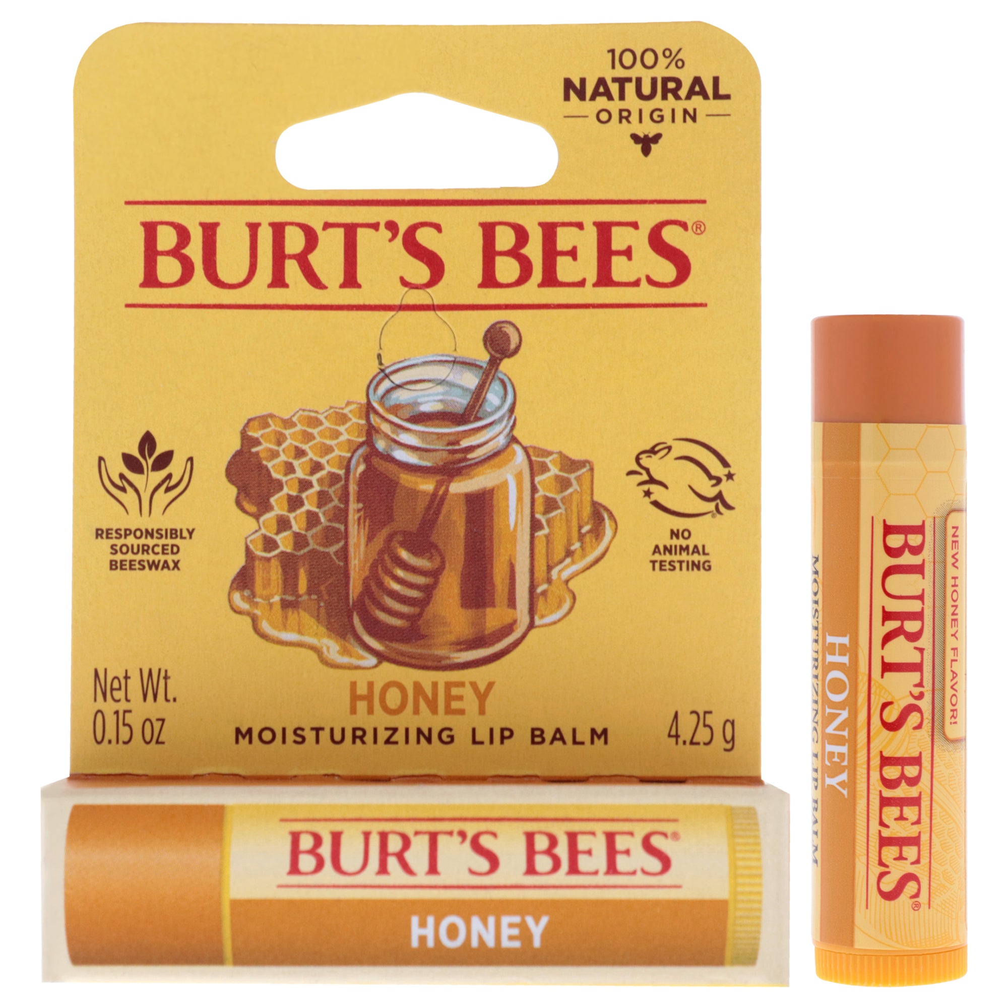 Увлажняющий бальзам для губ с медом от Burts Bees в блистерной упаковке, подходит как для мужчин, так и для женщин - 0,15 унции (34 г), прозрачный
Увлажняющий бальзам для губ с медом от Burts Bees в блистерной упаковке, подходит как для мужчин, так и для женщин - 0,15 унции (34 г), прозрачный