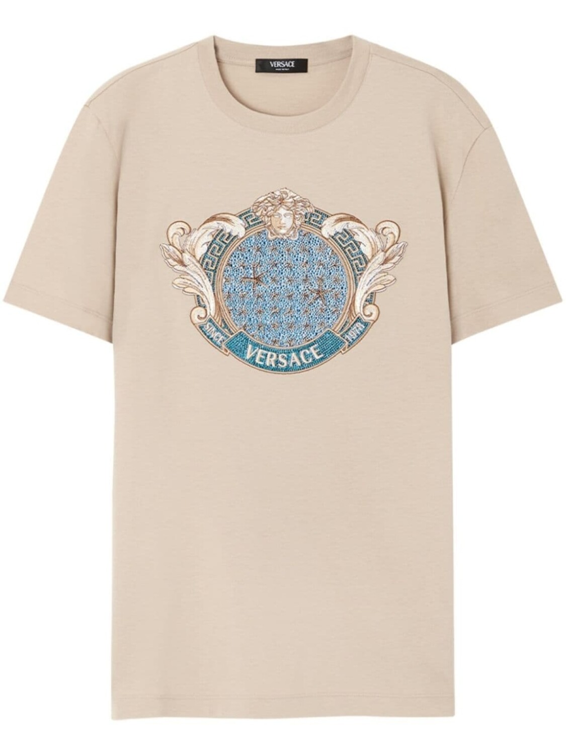 Versace футболка Starfish Blason, нейтральный цвет
Versace футболка Starfish Blason, нейтральный цвет