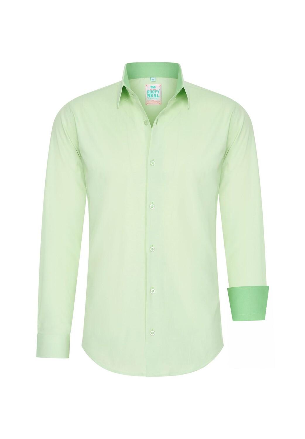 Рубашка с контрастным внутренним воротником RUSTY NEAL, зеленый
Рубашка с контрастным внутренним воротником RUSTY NEAL, зеленый