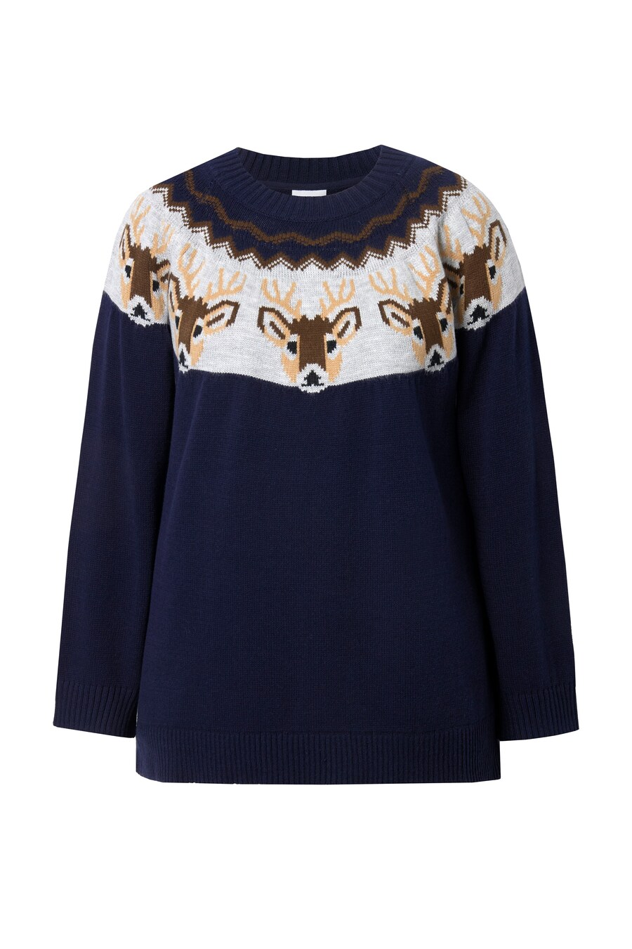 Свитер Ulla Popken, темно-синий
Свитер Ulla Popken, темно-синий