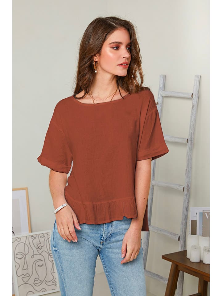 Rodier Lin Льняная футболка коричневого цвета, Коричневый, Rodier Lin Льняная футболка коричневого цвета
Rodier Lin Льняная футболка коричневого цвета, Коричневый, Rodier Lin Льняная футболка коричневого цвета