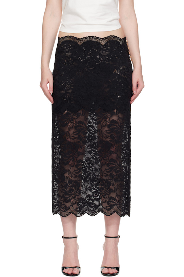 Кружевная миди-юбка Rabanne, черный
Кружевная миди-юбка Rabanne, черный