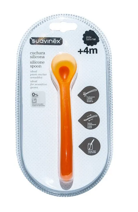 Детская ложка +4м Cuchara Silicona Suavinex, 1 UD
Детская ложка +4м Cuchara Silicona Suavinex, 1 UD