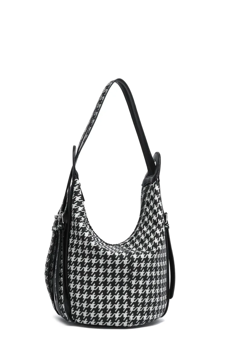 Сумка через плечо COLLEZIONE ALESSANDRO "гусиные лапки", черно-белая, черный
Сумка через плечо COLLEZIONE ALESSANDRO "гусиные лапки", черно-белая, черный