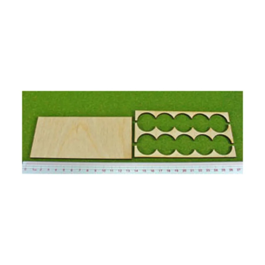 Поднос для рангов - форма 5x2, круглые основания 25 мм, Miniature Movement Trays - Rank (Litko Aerosystems)
Поднос для рангов - форма 5x2, круглые основания 25 мм, Miniature Movement Trays - Rank (Litko Aerosystems)