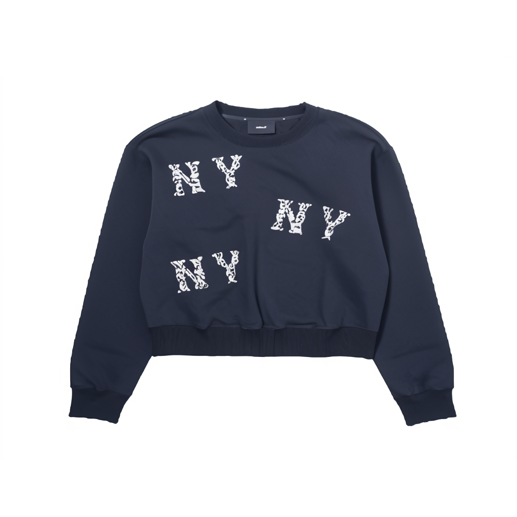 New York Yankees женский свитшот с кубическим монограммой и укороченным кроем MLB, черный
New York Yankees женский свитшот с кубическим монограммой и укороченным кроем MLB, черный