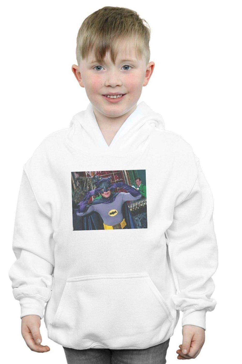Толстовка с фотографией Batdance из сериала «Бэтмен» DC Comics, белый 
Толстовка с фотографией Batdance из сериала «Бэтмен» DC Comics, белый