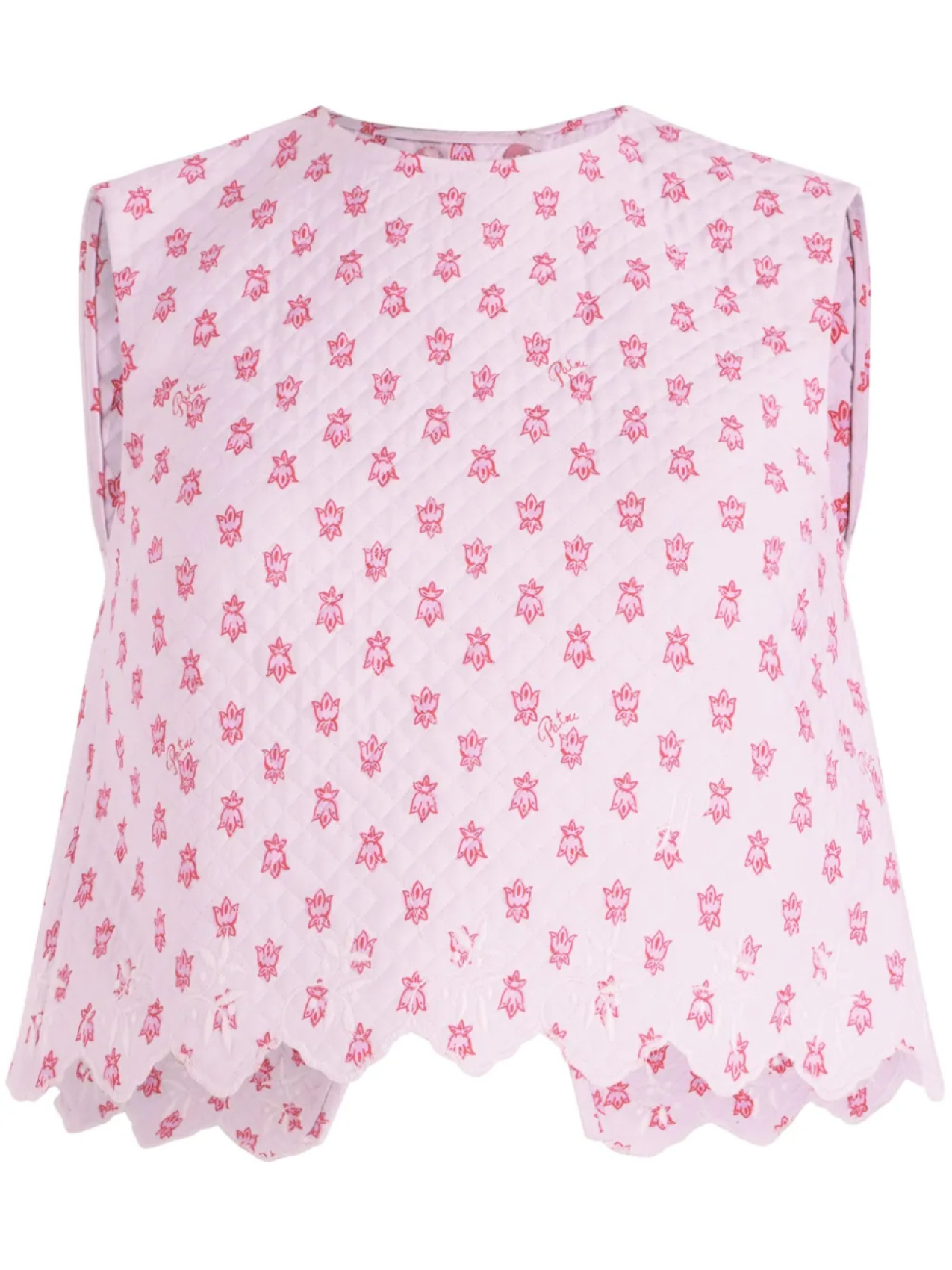 Patou укороченный стеганый топ с цветочным принтом, розовый
Patou укороченный стеганый топ с цветочным принтом, розовый