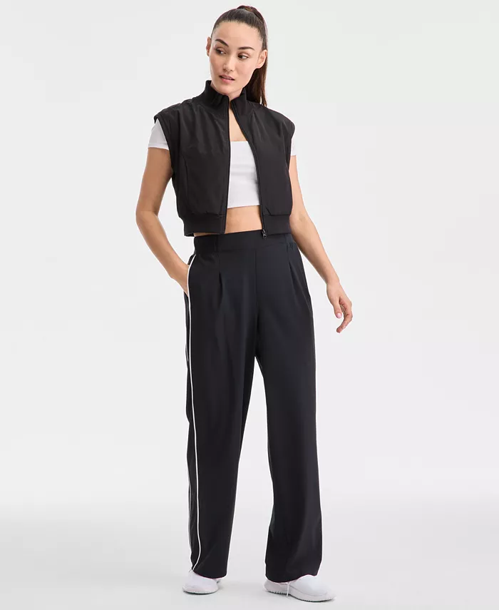 Женские брюки Ideology с эластичной тканью пояса и контрастной окантовкой ID Ideology, черный 
Женские брюки Ideology с эластичной тканью пояса и контрастной окантовкой ID Ideology, черный