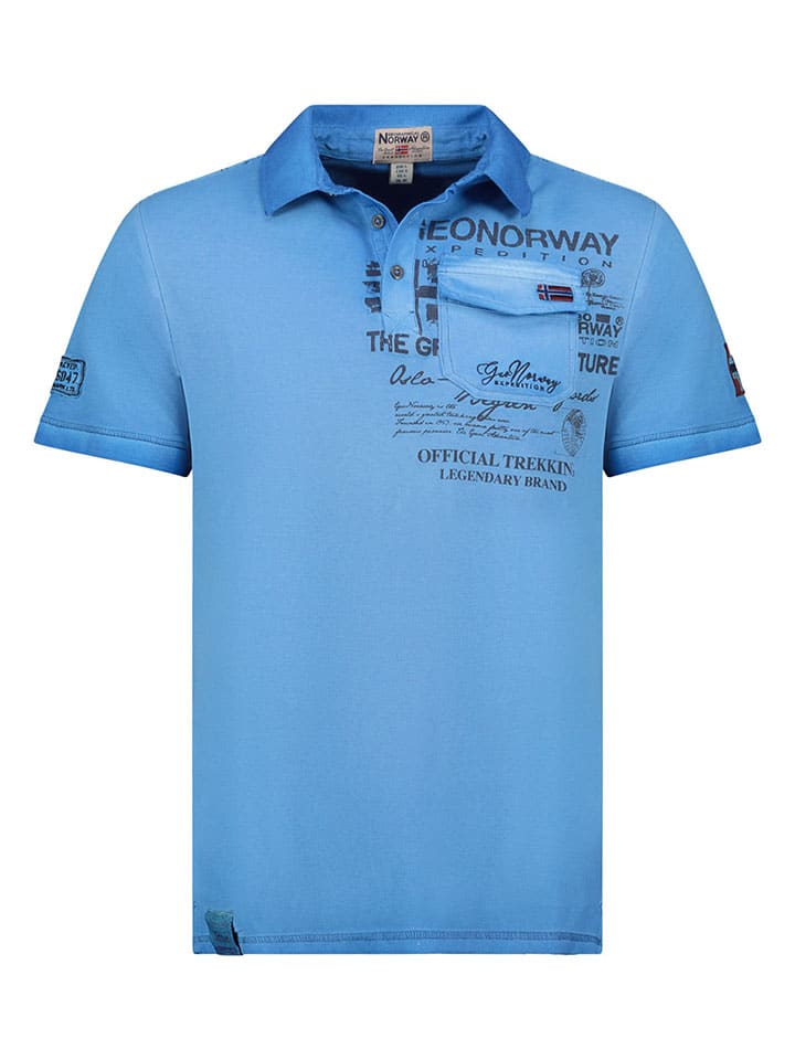 Рубашка-поло Geographical Norway, синий
Рубашка-поло Geographical Norway, синий