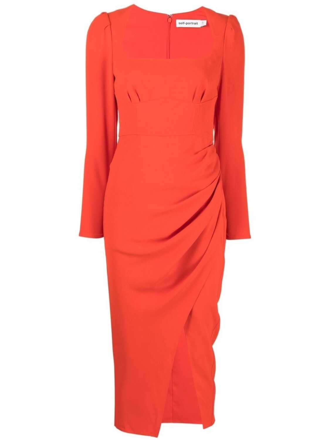 Self-Portrait платье миди со сборками, красный
Self-Portrait платье миди со сборками, красный