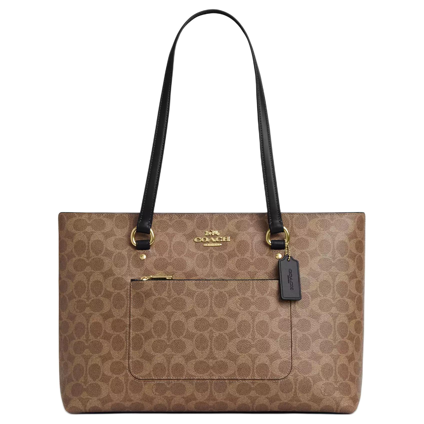 Стационарная сумка тоут из покрытого холста, шоппер, большая женская сумка через плечо tan COACH
Стационарная сумка тоут из покрытого холста, шоппер, большая женская сумка через плечо tan COACH