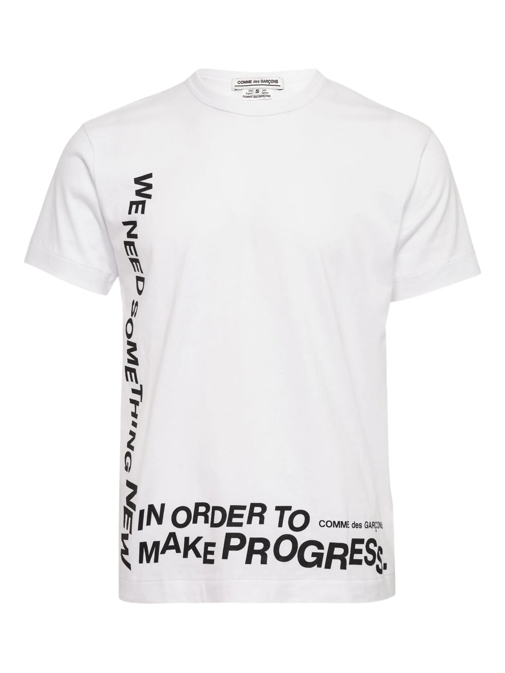 Хлопковая футболка Comme Des Garçons, белый
Хлопковая футболка Comme Des Garçons, белый