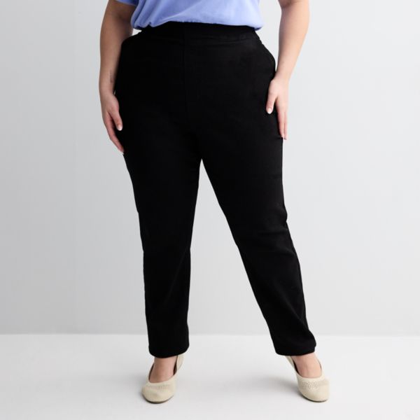 Классические джинсы на резинке больших размеров Croft & Barrow, черный
Классические джинсы на резинке больших размеров Croft & Barrow, черный