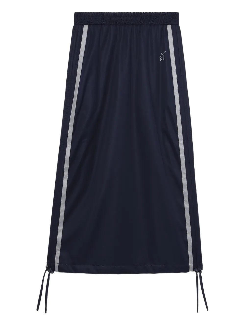 Юбка с полосками по бокам и завязками по подолу BAPY BY *A BATHING APE, синий
Юбка с полосками по бокам и завязками по подолу BAPY BY *A BATHING APE, синий