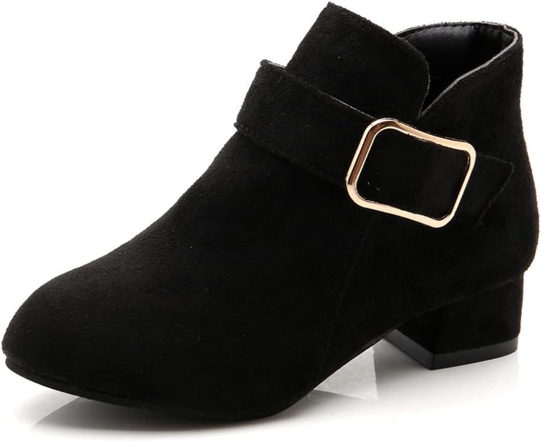 Детские модные ботинки для девочек, ботильоны на низком каблуке из замши, зимние теплые ботинки для снега, противоскользящая обувь для улицы для маленьких и больших детей BININBOX, Black
Детские модные ботинки для девочек, ботильоны на низком каблуке из замши, зимние теплые ботинки для снега, противоскользящая обувь для улицы для маленьких и больших детей BININBOX, Black