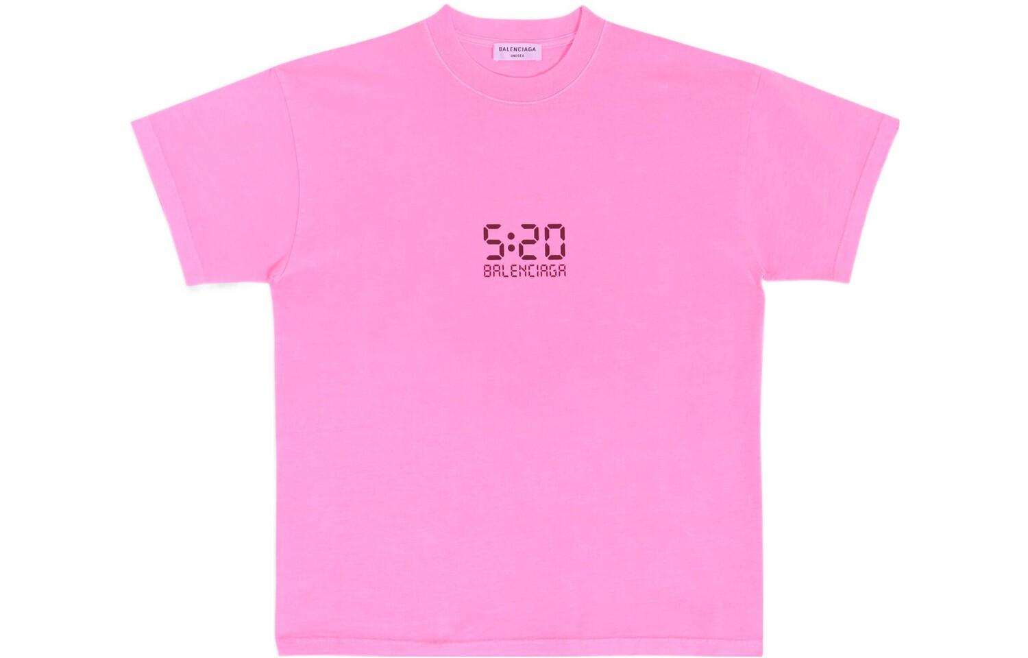 Футболка женская Balenciaga 5:20, розовый
Футболка женская Balenciaga 5:20, розовый